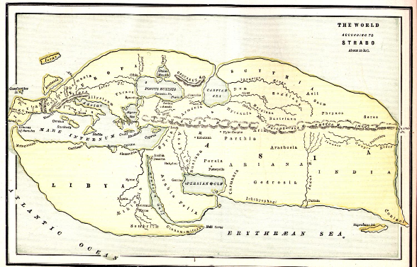 rekonstrukcija Eratostenove karte svijeta