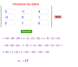 Herramientas para matrices 3x3