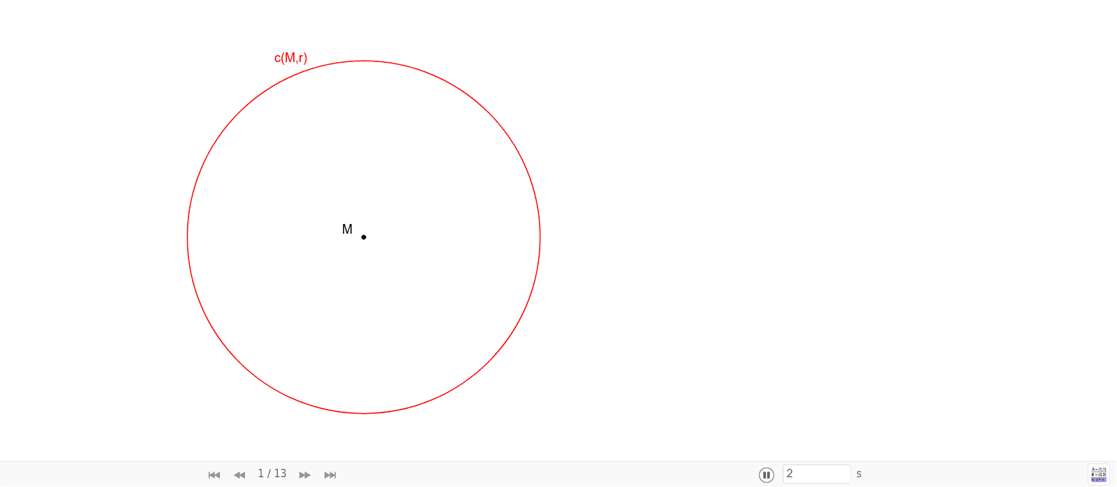 Constructie Raaklijn In Een Punt Van De Cirkel – GeoGebra