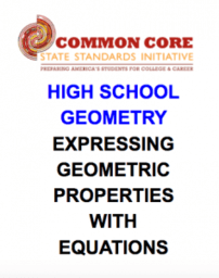 CCSS High School: Geometric Properties of Parabola