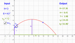 Projectile Problem - Quadratic Function Applications