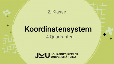 Koordinatensystem - 4 Quadranten