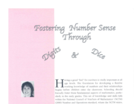 fostering number sense through digits & dice.pdf