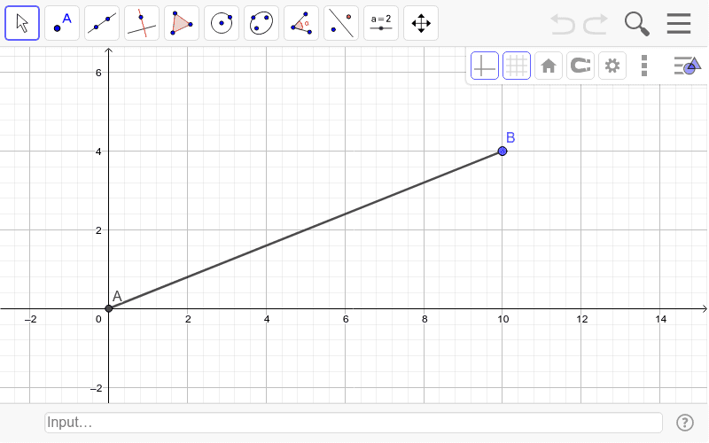 Divide the line segment below into 7 equal parts. Press Enter to start activity