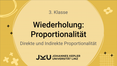 Wiederholung: Direkte und Indirekte Proportionalität