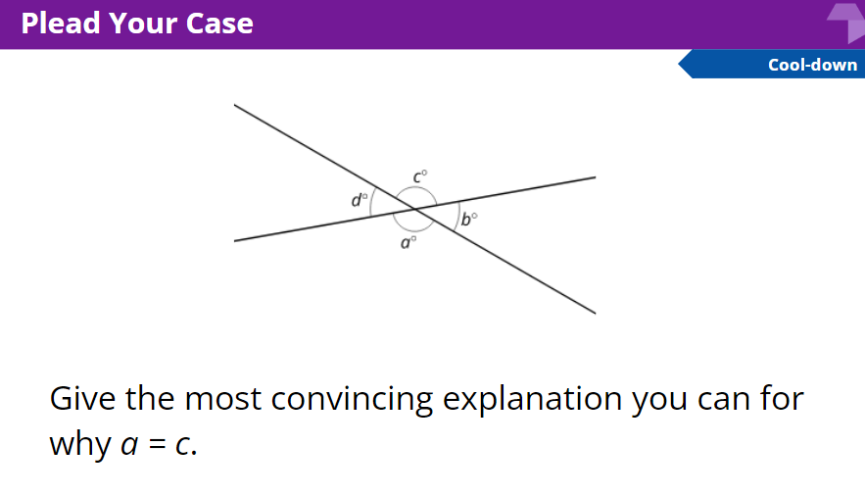 Cool-Down:  Plead Your Case