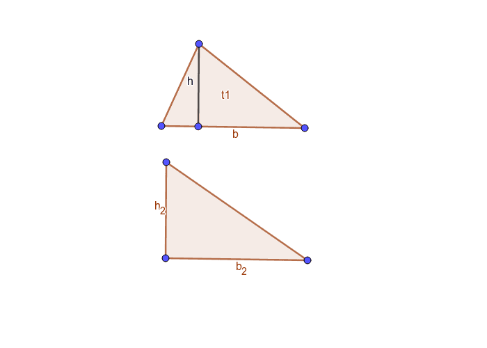 Two examples of different triangles Press Enter to start activity