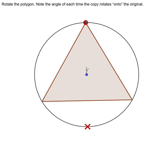 Triangle Rotational Symmetry GeoGebra