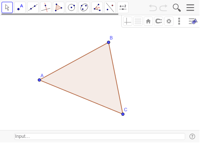 Construct the circumcenter. Move the triangles vertices around, what do you notice? Press Enter to start activity