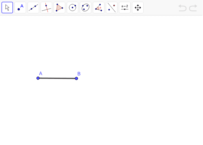 Construct a square using AB as one side Press Enter to start activity