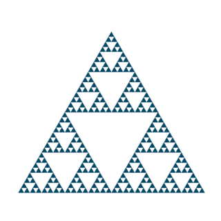 [center][size=85][/size]﻿Figura 3: Triângulo de Sierpinski [size=85][/size][/center]