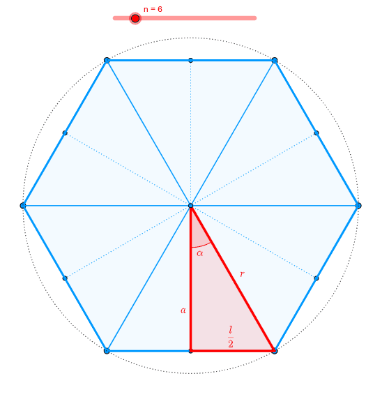 Figura geométrica con los detalles de un hexágono. Presiona Intro para comenzar la actividad