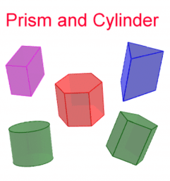 Prism and Cylinder