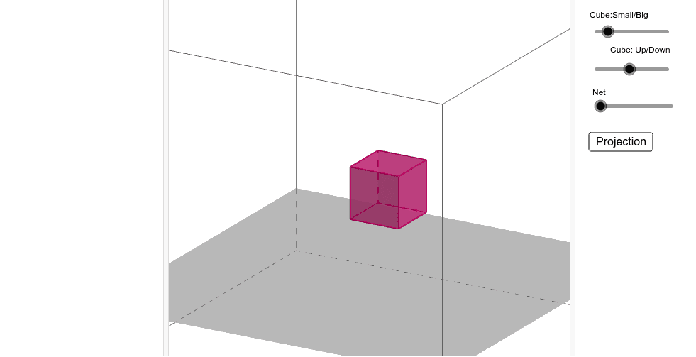 Net of a Cube GeoGebra