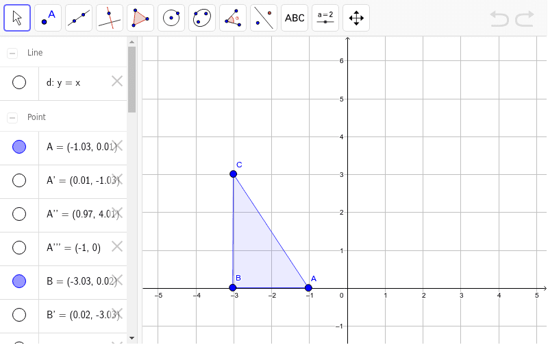 reflection rules geometry calculator