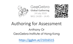 Authoring for Assessment