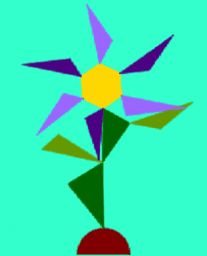 Flowers and Polygons -IT