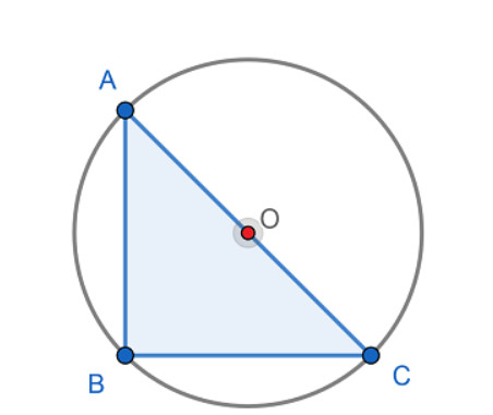 Описан круг око правоуглог троугла