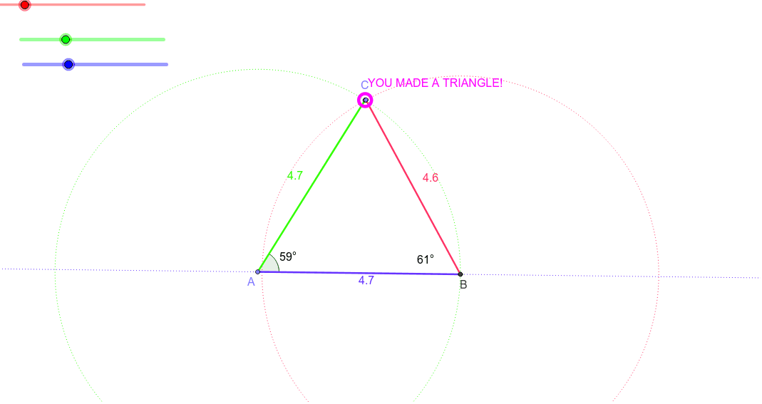 Triangle Maker v2 GeoGebra