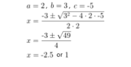 Solving Quadratics: IM Alg2.3.16