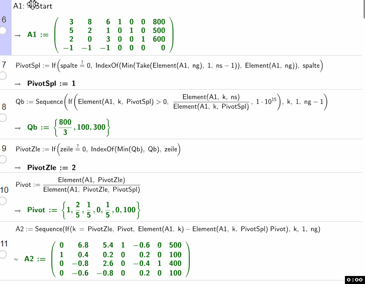 Copy A2 to A1 in CAS