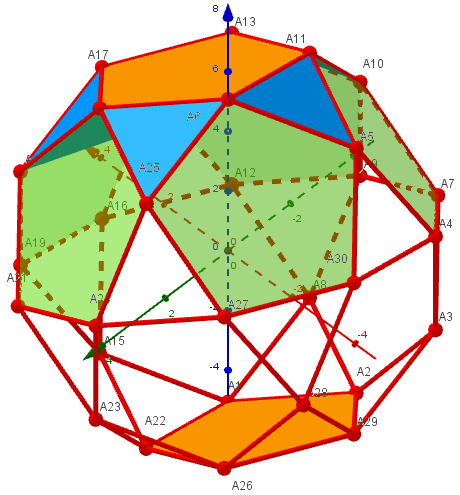 [color=#6aa84f]n=30. Saddle - Icosidodecahedron. ●  [/color]